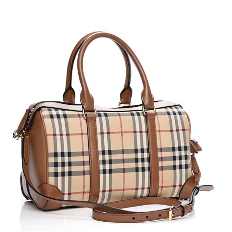 burberry alchester bowling bag|Burberry Alchester Medium House Check Cotton.